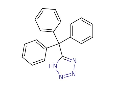 Molecular Structure of 109652-10-0 (5-Triphenylmethyl-1H-tetrazole)
