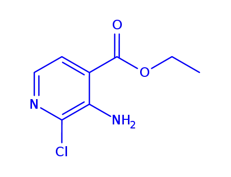 Molecular Structure of 1093759-41-1 (3-AMino-2-Chloro-isonicotinic acid ethyl ester)