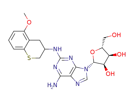2-(3,4-dihydro-5-methoxy-2H-[1]-benzothiopyran-3-ylamino)-adenosine