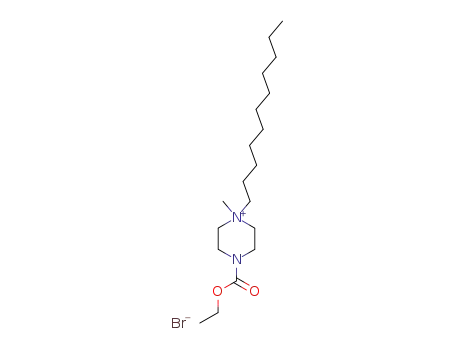 4-Carboxy-1-methyl-1-undecylpiperazinium bromide ethyl ester