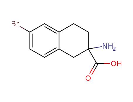 2-AMINO-1,2,3,4-TETRAHYDRO-6-BROMO-2-NAPHTHALENE CARBOXYLIC ACID