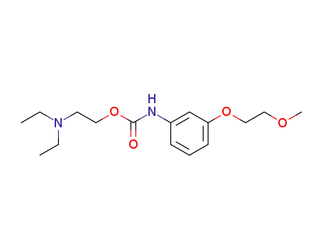 Molecular Structure of 108982-42-9 (2-(diethylamino)ethyl [3-(2-methoxyethoxy)phenyl]carbamate)