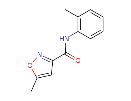 3-Isoxazolecarboxamide, 5-methyl-N-(2-methylphenyl)-