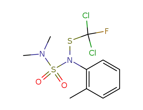 Molecular Structure of 1087-94-1 (N-(Dichlorofluoromethylthio)-N',N'-dimethyl-N-o-tolylsulfamide)