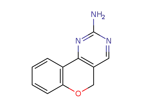 Molecular Structure of 109466-23-1 (5H-CHROMENO[4,3-D]PYRIMIDIN-2-AMINE)