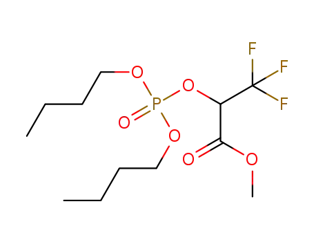 Molecular Structure of 108682-53-7 (methyl 2-[(dibutoxyphosphoryl)oxy]-3,3,3-trifluoropropanoate)
