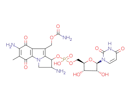 Molecular Structure of 114612-47-4 (2,7-diamino-1-hydroxymitosene 1-uridilate)