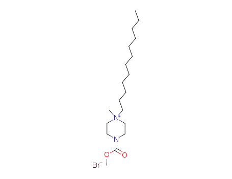 Molecular Structure of 109648-85-3 (1-dodecyl-4-(methoxycarbonyl)-1-methylpiperazin-1-ium bromide)
