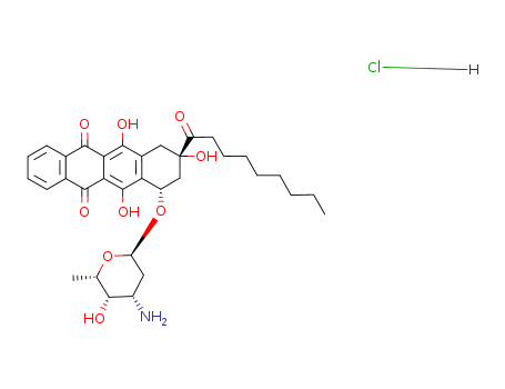 4 O-DAUNOSAMINYL-2,4,5,12-TETRAHYDROXY-02-NONANOYL-1,2,3,4-TETRAHYDRO-6,11-NAPHTHACENEDIONE