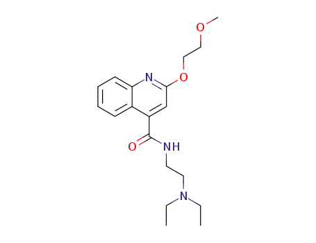 N-[2-(diethylamino)ethyl]-2-(2-methoxyethoxy)quinoline-4-carboxamide