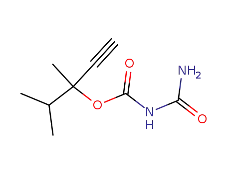 Molecular Structure of 109096-76-6 (1-Pentyn-3-ol,3,4-dimethyl-,allophanate(6CI))