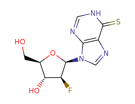 9-(2-deoxy-2-fluoro-β-D-arabinofuranosyl)purine-6-thiol