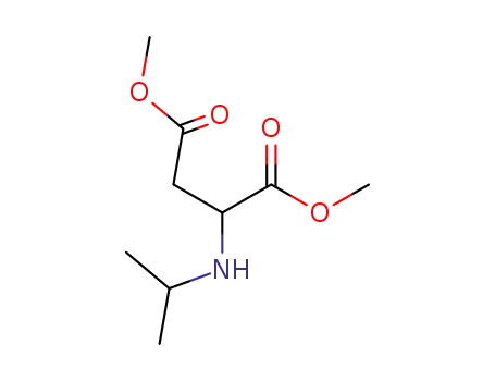 Molecular Structure of 17459-45-9 (dimethyl 2-(iso-propylamino)succinate)