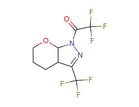 1-Trifluoroacetyl-3-trifluoromethyl-3a,5,6,7a-tetrahydro-1H,4H-pyrano<2,3-c>pyrazole