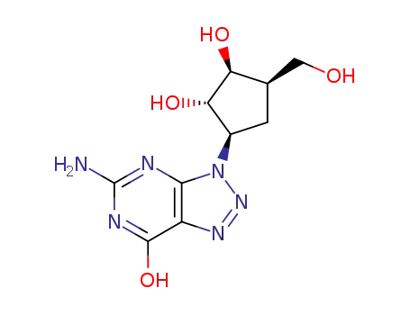 5-amino-3-[(1R,2S,3S,4R)-2,3-dihydroxy-4-(hydroxymethyl)cyclopentyl]-2,3-dihydro-7H-[1,2,3]triazolo[4,5-d]pyrimidin-7-one