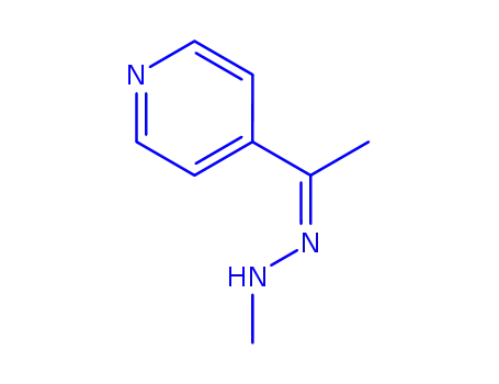 Molecular Structure of 109374-07-4 (Ethanone, 1-(4-pyridinyl)-, methylhydrazone (9CI))