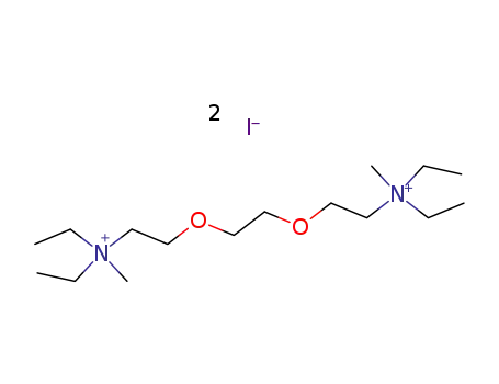Molecular Structure of 109448-65-9 ((Ethylenebis(oxyethylene))bis(diethylmethylammonium iodide))