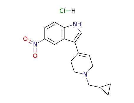 1H-인돌, 3-(1-(시클로프로필메틸)-1,2,3,6-테트라히드로-4-피리디닐)-5- NITRO-, MO