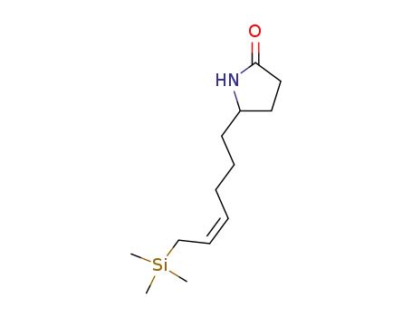 5-((Z)-6-Trimethylsilanyl-hex-4-enyl)-pyrrolidin-2-one