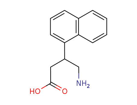 1-Naphthalenepropanoicacid, b-(aminomethyl)-, (-)-