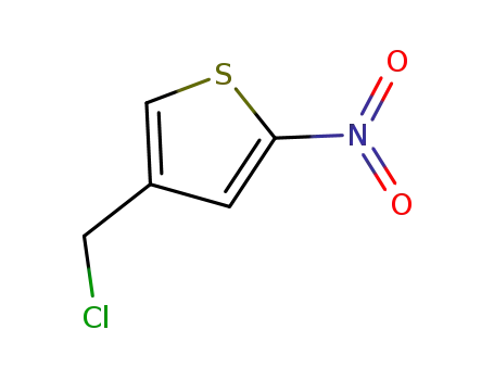 Molecular Structure of 1092561-29-9 (4-(chloromethyl)-2-nitrothiophene)