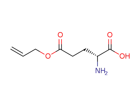 Molecular Structure of 746581-15-7 ((R)-2-Amino-pentanedioic acid 5-allyl ester)