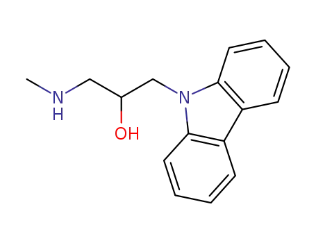 Molecular Structure of 701226-41-7 (1-CARBAZOL-9-YL-3-METHYLAMINO-PROPAN-2-OL)