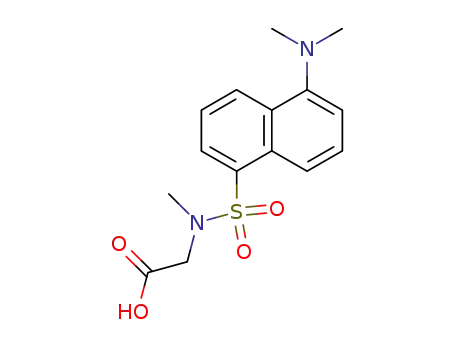 Molecular Structure of 1093-96-5 (dansylsarcosine)
