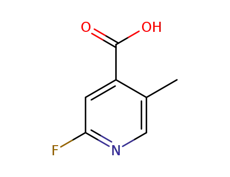 Molecular Structure of 1094345-91-1 (2-FLUORO-5-METHYLISONICOTINIC ACID)