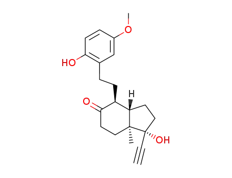 Molecular Structure of 104150-57-4 (17α-ethinyl-3-methoxy-10,17-dihydroxy-9,10-secoestra-1,3,5(10)-trien-9-one)
