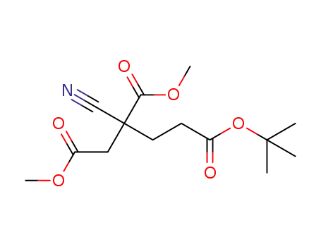 4-O-tert-butyl 1-O,2-O-dimethyl 2-cyanobutane-1,2,4-tricarboxylate