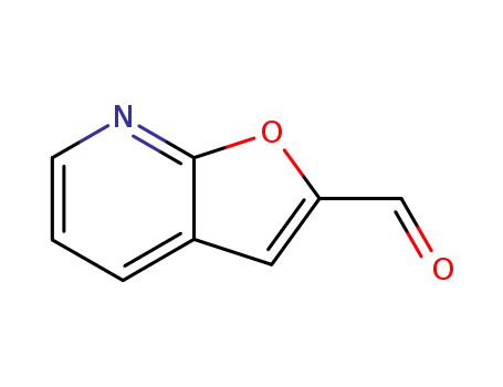 Molecular Structure of 109274-92-2 (Furo[2,3-b]pyridine-2-carboxaldehyde (9CI))