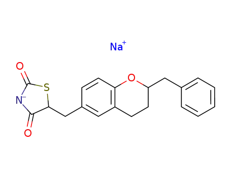 Molecular Structure of 109229-57-4 (ENGLITAZONE SODIUM)
