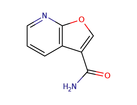 Molecular Structure of 109274-98-8 (Furo[2,3-b]pyridine-3-carboxamide (9CI))
