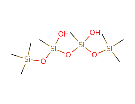 Molecular Structure of 108909-17-7 (1,1,1,3,5,7,7,7-octamethyltetrasiloxane-3,5-diol)