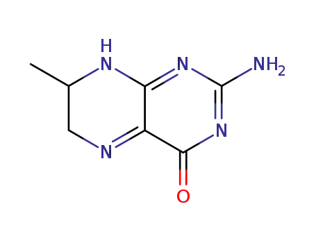Molecular Structure of 109901-94-2 (4(1H)-Pteridinone,2-amino-6,7-dihydro-7-methyl-(9CI))
