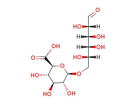 Molecular Structure of 16750-21-3 (D-Glucose, 6-O-b-D-glucopyranuronosyl-)