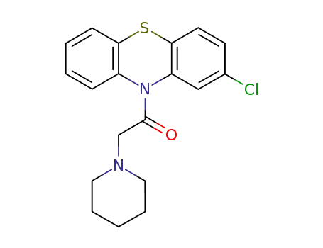 Phenothiazine, 2-chloro-10-(piperidinoacetyl)-
