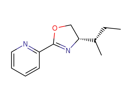 Molecular Structure of 108915-03-3 ((4S)-4-<(S)-1-Methylpropyl>-2-(2-pyridinyl)-2-oxazolin)