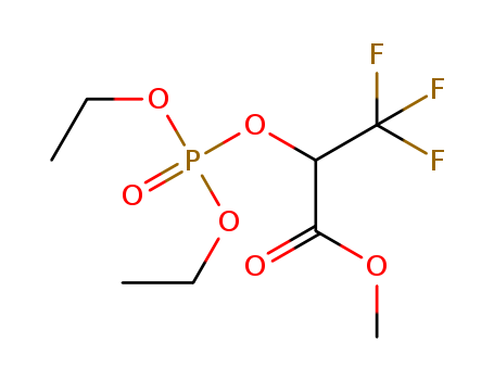 Propanoic acid,2-[(diethoxyphosphinyl)oxy]-3,3,3-trifluoro-, methyl ester