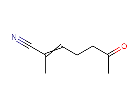 Molecular Structure of 108888-42-2 (2-Heptenenitrile, 2-methyl-6-oxo-, (E)- (9CI))