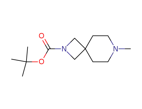 Molecular Structure of 1093066-77-3 (2,7-Diazaspiro[3.5]nonane-2-carboxylic acid, 7-Methyl-, 1,1-diMethylethyl ester)