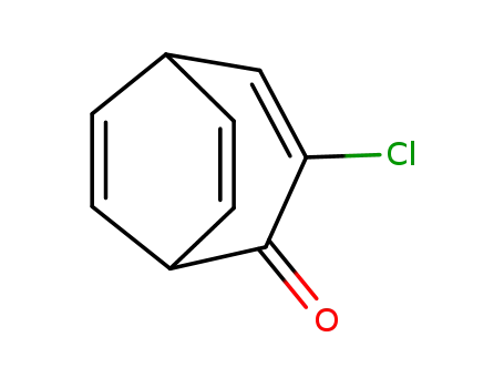 Bicyclo[3.2.2]nona-3,6,8-trien-2-one,  3-chloro-