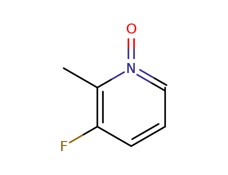 Molecular Structure of 113209-81-7 (Pyridine, 3-fluoro-2-methyl-, 1-oxide (9CI))