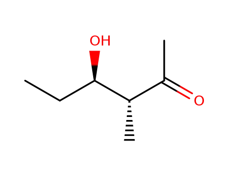 Molecular Structure of 112294-94-7 (2-Hexanone, 4-hydroxy-3-methyl-, [R-(R*,R*)]- (9CI))