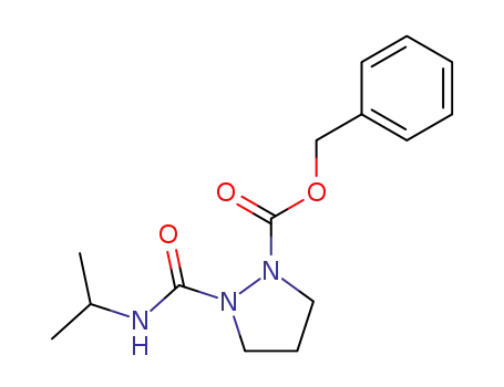 Molecular Structure of 145123-38-2 (2-Isopropylcarbamoyl-pyrazolidine-1-carboxylic acid benzyl ester)