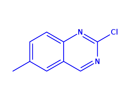Molecular Structure of 113082-39-6 (2-chloro-6-Methylquinazoline)