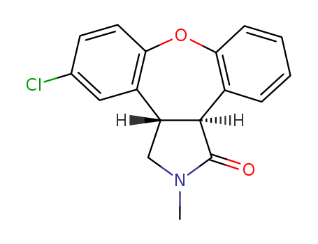 Trans-5-Chloro-2,3,3A,12B-Tetrahydro-2-Methyl-1H-Dibenz[2,3:6,7]Oxepino[4,5-C]Pyrrole-1-One