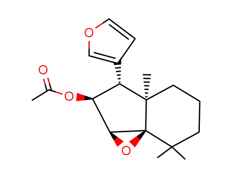 (1aS,2S,3S,3aR,7aR)-3-(furan-3-yl)-3a,7,7-trimethyloctahydroindeno[1,7a-b]oxiren-2-yl acetate