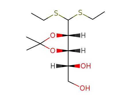 2,3-O-Isopropyliden-D-lyxose-diethyl-dithioacetal
